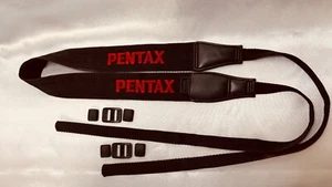 Pentax Embroidered Camera Strap for 67 6x7 645 No Lugs Genuine Japan Used - Picture 1 of 4