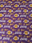 LA Lakers Cotton Fabric Pennant by the yard