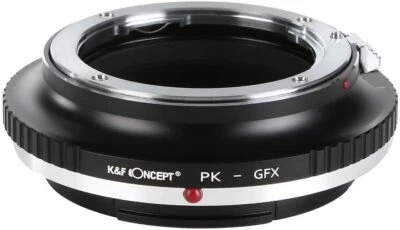 K&F Concept Manual Lens Adapter for Pentax K PK Lens to Fujifilm G GFX Cameras - Image 1 of 4