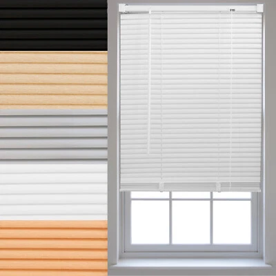 Venetian Window Blinds PVC Trimmable Blind for Home Office Easy Fit Blind - Image 1 of 4