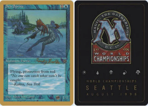 4x Sea Sprite - Sideboard - Randy Buehler - 1998 ~ Near Mint World Championship  - Image 1 of 1