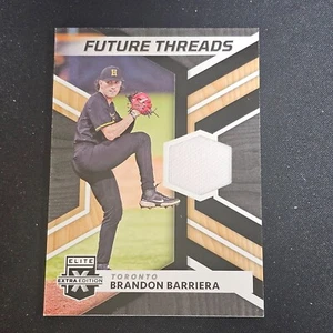 2022 PANINI ELITE EXTRA BRANDON BARRIERA JERSEY FUTURE THREADS F1 - Picture 1 of 2