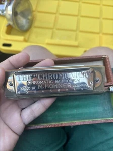Rare Vintage Chromonica 4 Chromatic Octaves Professional Model HOHNER Harmonica - Picture 1 of 13