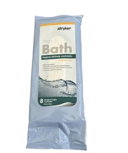 Stryker - Paños de limpieza de baño esenciales Sage - 1 paquete 8 paños NUEVO - Imagen 1 de 2