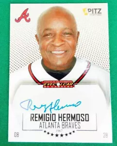 Remy Hermoso Autograph Rare Atlanta Braves - Picture 1 of 2