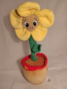 Peluche girasole danza canto parlante 10 canzoni bilingue testato funziona - Foto 1 di 4