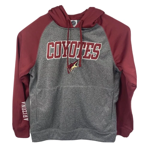 NHL Men's Arizona Coyotes Hooded Polyester Sweatshirt Mens Sz M Cover
