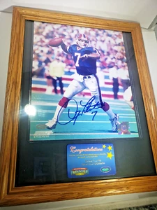 Doug Flutie Signed Color Photo Coa Framed - Picture 1 of 6