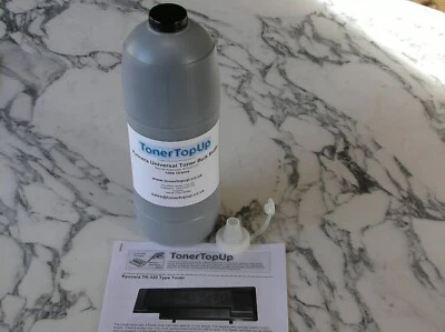 Refil de toner a granel 1kg Kyocera Ecosys FS-1018 1118 MFP 1020 KM-1815 KM1820 TK-18 - Imagem 1 de 2