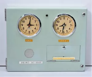 Seikosha Co. Ltd. Orologio principale al quarzo QC-6M3 navi navigazione marina cristallo - Foto 1 di 7