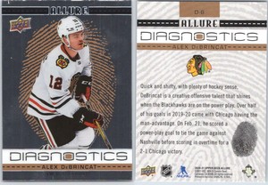 20-21 UPPER DECK ALLURE DIAGNOSTICS ALEX DEBRINCAT D-6