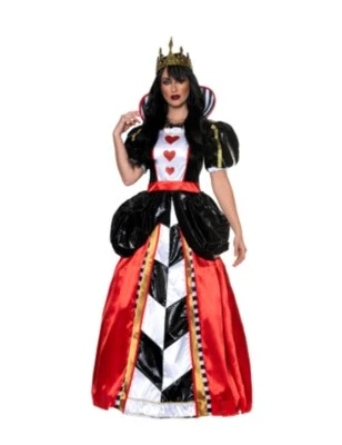 Fantasia Rainha de Copas - Alice no País das Maravilhas - Feminina - 3 Tamanhos - Imagem 1 de 4