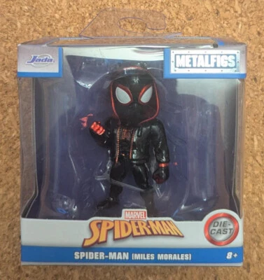 Miles Morales New Sealed Jada Metalfigs Spider-Man Diecast Mini Figure Marvel - Image 1 of 4