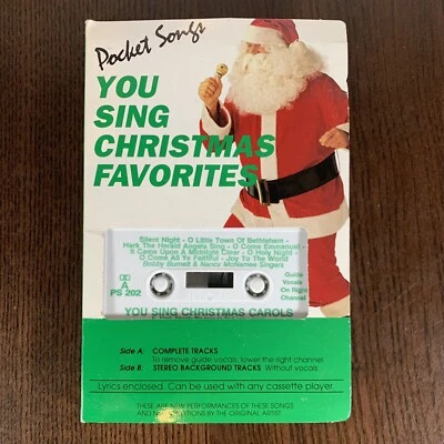 Pocket Songs You Sing the Hits of Christmas Favorites Cassette Vintage Music - Image 1 of 4