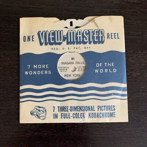 Sawyer's Vintage 1946 View-Master Reel # 81 Niagara Falls New York U.S.A. - Bild 1 von 6
