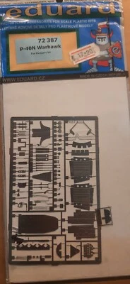 P-40N Warhawk 1/72 EDUARD Photoetched Accessories For Sxale Plastic Kits (NEW) ! - Immagine 1 di 2
