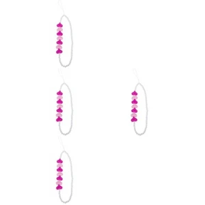 4 Count Mobile Phone Chain Pendant Beads Strap Cell Wrist Lanyard - Zdjęcie 1 z 12