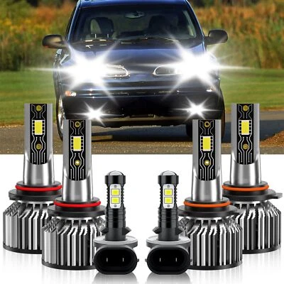 Para Oldsmobile Bravada 1998-2001 LED Faro Bombilla Alto Bajo + Kit Luz Antiniebla 6500K Foto 1 de 4