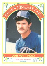 1989 Nissen #4 Don Mattingly 