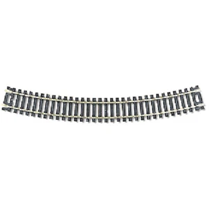 Atlas 152 HO-Scale Code-100 18" Radius Curved Track (1 piece) Nickel Silver - Picture 1 of 1