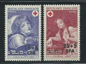 Reunion Scott # B37-B38 MNH Semi-Postal Set - Picture 1 of 1