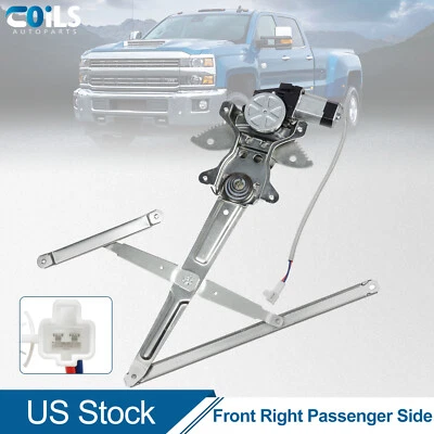 Regulador de ventana eléctrica para Toyota Tundra 2000-2003 delantero derecho con motor 748-503 Foto 1 de 4