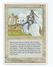 White Knight - Fourth 4th Edition - MTG Magic the Gathering