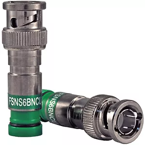 25-Pack Belden FSNS6BNCU ProSNS BNC Compression Connector Male RG-6 - Picture 1 of 2