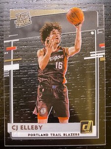 2020-21 Panini Clearly Donruss NBA CJ Elleby Rookie Card Base Blazers #83