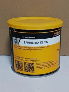 KLUBER Lubricación BARRIERTA KL 092 1Kg (2.2 LB) Nuevo Envío Gratis - Imagen 1 de 2