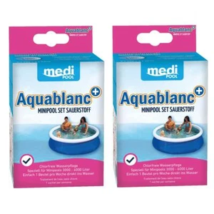2 x Aquablanc Mini Pool Set Sauerstoff, 320g von mediPOOL - Bild 1 von 5