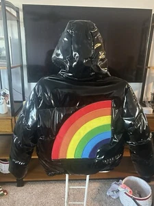 6ix9ine TROLLZ Puffer Jacket Black Hiphop Rapper Artist Size Large Men’s Pride - Picture 1 of 16