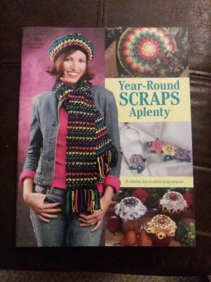 ANNIE'S ATTIC 2005 YEAR-ROUND SCRAPS APLENTY CROCHET PATTERNS 26 Designs - Image 1 of 4