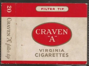 VINTAGE CIGARETTE/TOBACCO PACKET-#2338- HULL ONLY - CARRERAS CRAVEN A - Picture 1 of 2