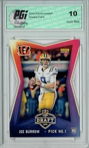 @ Joe Burrow 2020 Panini Instant #1 NFL Draft 8,156 Made Rookie Card PGI 10 - Picture 1 of 2