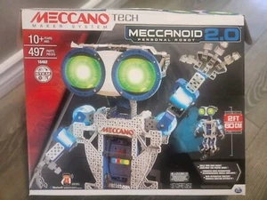 Meccano Tech Meccanoid 2.0 Personal Robot 2 ft tall maker system kit STEM 16402 - Picture 1 of 3