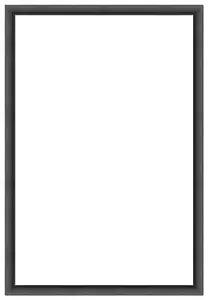 27x41 Frame Black Picture Frame Modern Photo Frame UV Acrylic, Acid Free Backer - Picture 1 of 9