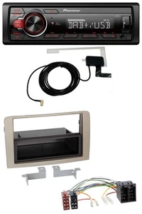 Pioneer 1DIN MP3 DAB USB AUX Autoradio für Lancia Musa (ab 2005) - Bild 1 von 9