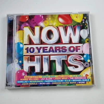 Now: 10 Years of Hits (CD, 2010) Pop - Image 1 of 4
