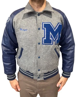 NEFF M Varsity Letterman 90s College Wool Leather USA Varsity Jacket Medium - Image 1 of 4