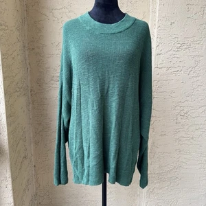 Free People Beach Malibu Solid Surf Sweater Gr. L Grün Langarm Pullover - Bild 1 von 12