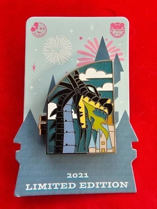 Pin Disney 2021 LE 3000 Portapases Dragón Maléfica - Imagen 1 de 7