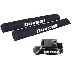DORSAL Aero Dachträgerpolster 28 Zoll breit mit Feststellgurten - 4er Pack für Auto - Bild 1 von 6