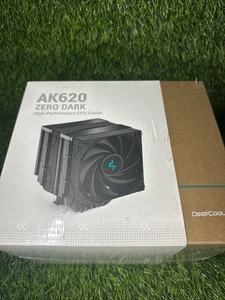 DeepCool AK620 Zero Dark High-Performance CPU Cooler Dual-Tower Air Cooled QUIET - Picture 1 of 4