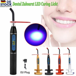 LED Dental Curing Light Lampe Cordless Zahnarzt Polymerisationslampe 2000mW NEU - Bild 1 von 17