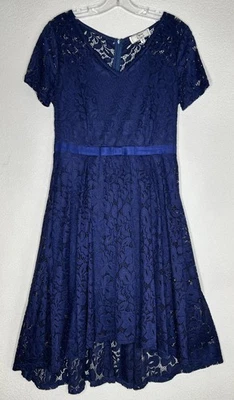 Vestido Missmay Mujer Grande Encaje Manga Corta Ajuste Acampanado Retro Fiesta Cóctel Foto 1 de 4