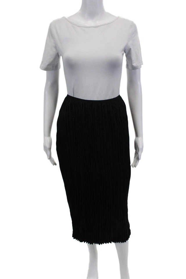 Maxi falda plisada elástica negra lisa talla pequeña Bella Dahl para mujer Foto 1 de 4