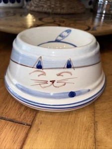 Keramik handbemalt Katze erhöht Futternapf Portugal FAIANCAS NETO & GOMES - Bild 1 von 3