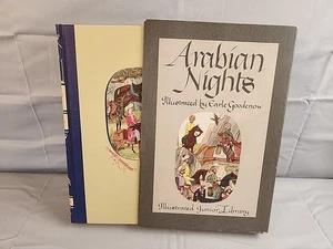 Arabian Nights Goodenow Illustrated Junior Library book HB w sleeve vintage 1946 - Picture 1 of 10