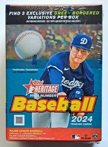 2024 Topps HERITAGE HIGH NUMBER Baseball Blaster Value Box New Factory Sealed - Picture 1 of 5